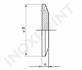 Заглушка CLAMP нержавеющая Dn 50  (50,8-53 мм) AISI 304, DIN/SMS